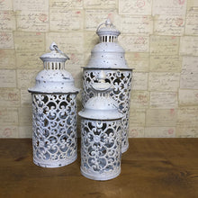 Load image into Gallery viewer, Nettuno Vintage Style Rustic Lanterns Set Of 3
