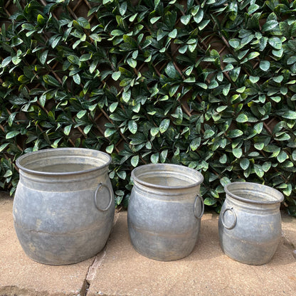 Set of 3 Ollam Plant Pots