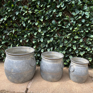 Set of 3 Ollam Plant Pots
