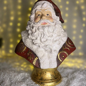 Santa Claus Vintage Style Christmas Bust Decoration