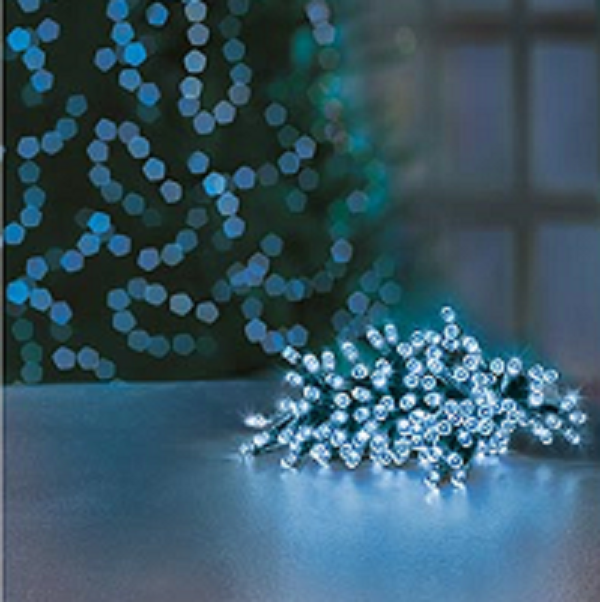 Premier TimeLights 100 Blue LED Battery Operated String Lights