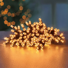Load image into Gallery viewer, Premier TimeLights 600 Vintage Gold LED Battery Operated String Lights
